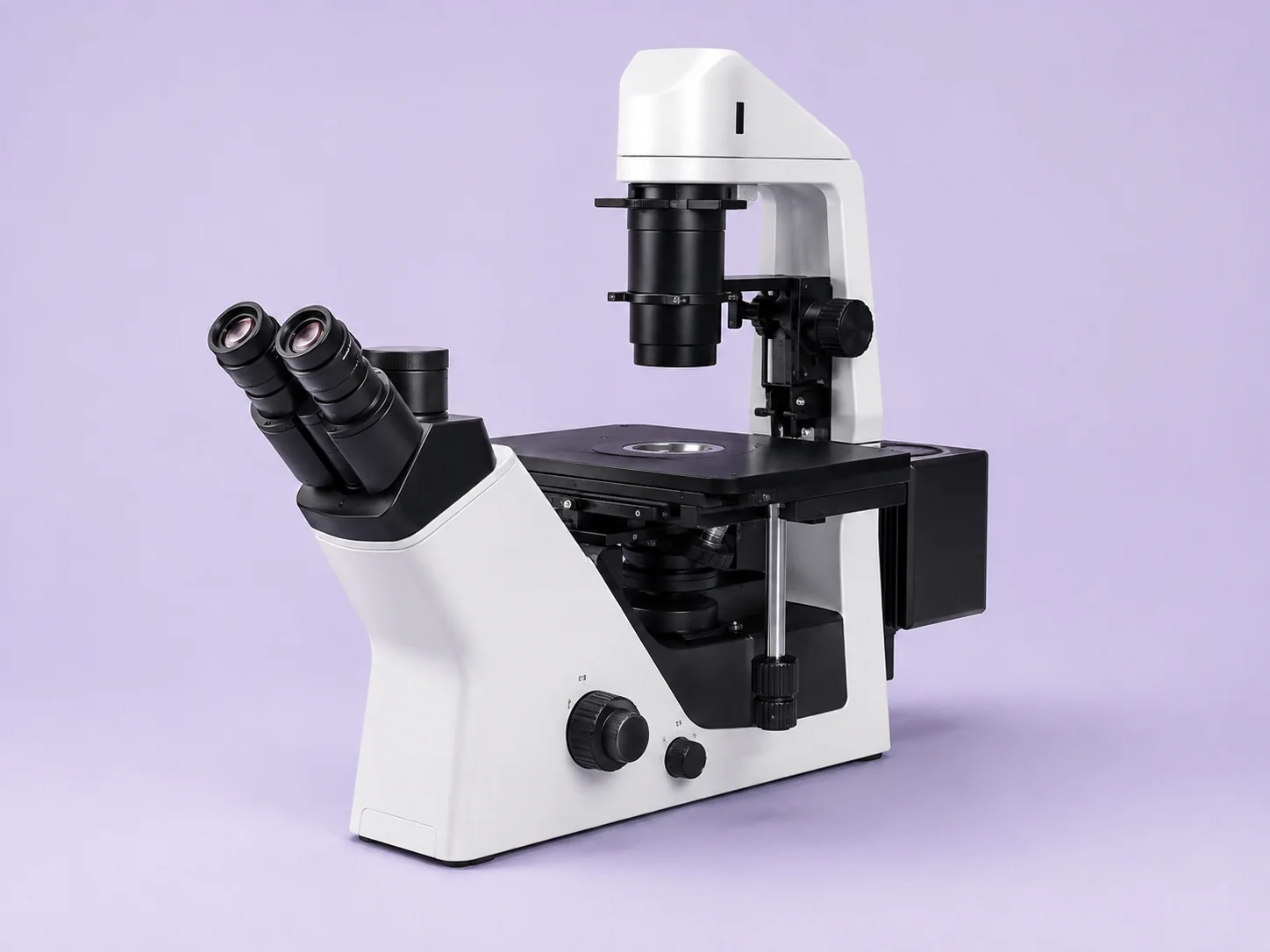 Inverted fluorescence microscope
