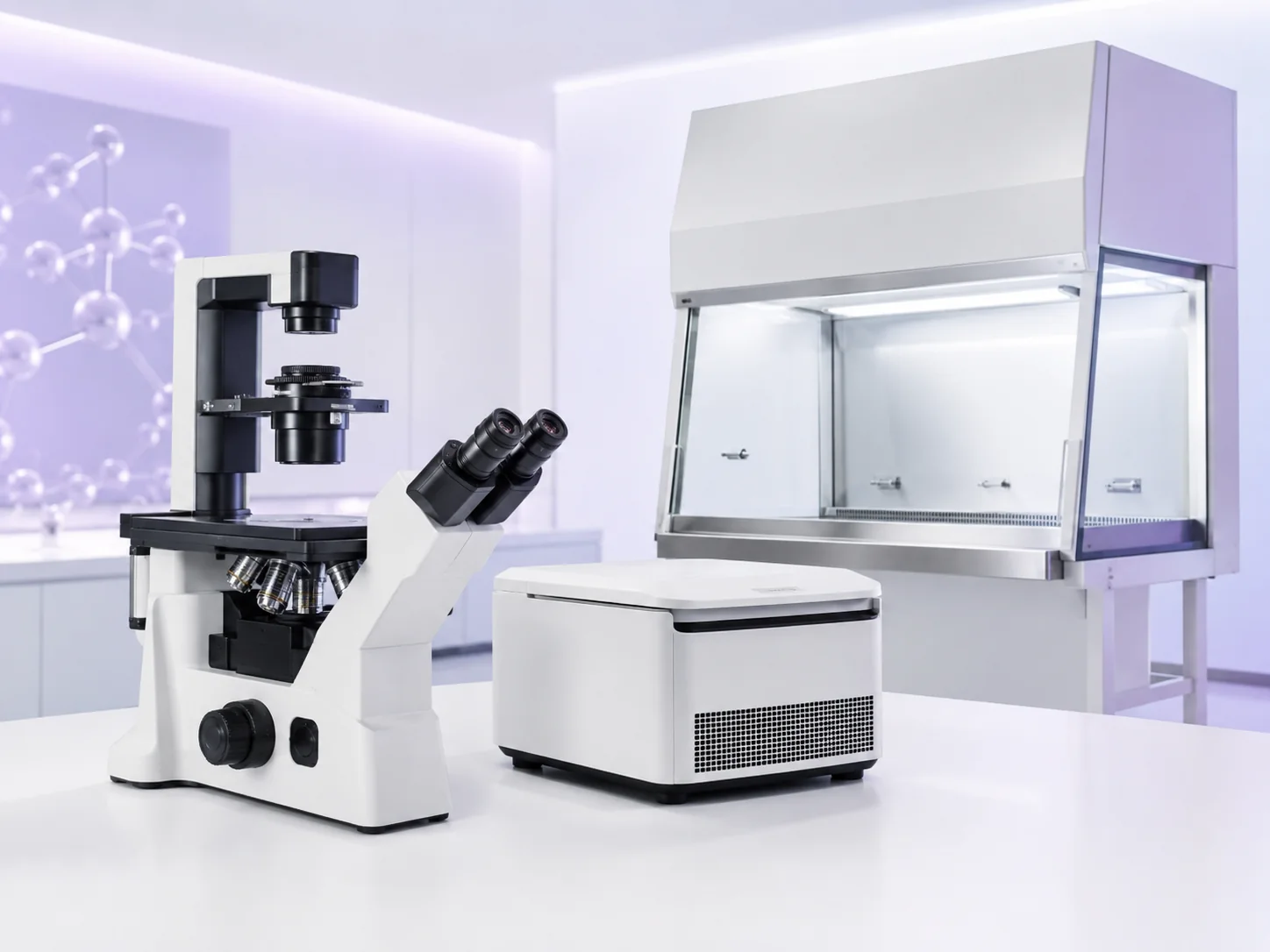 Laboratory equipment showcase